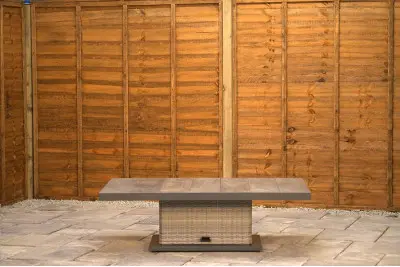 Burbage Reclining Rattan Corner Lounge Set in Silver Grey