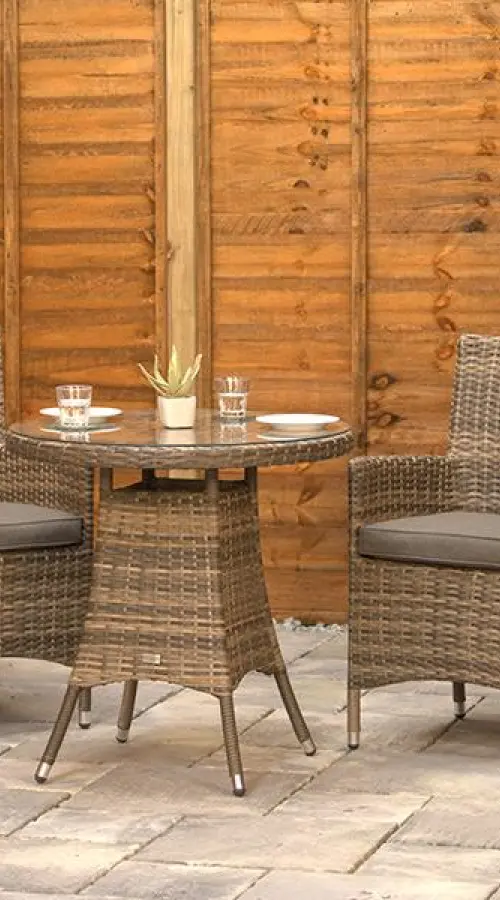 Customer Reviews for Sapcote Bistro Set in Brown Rattan