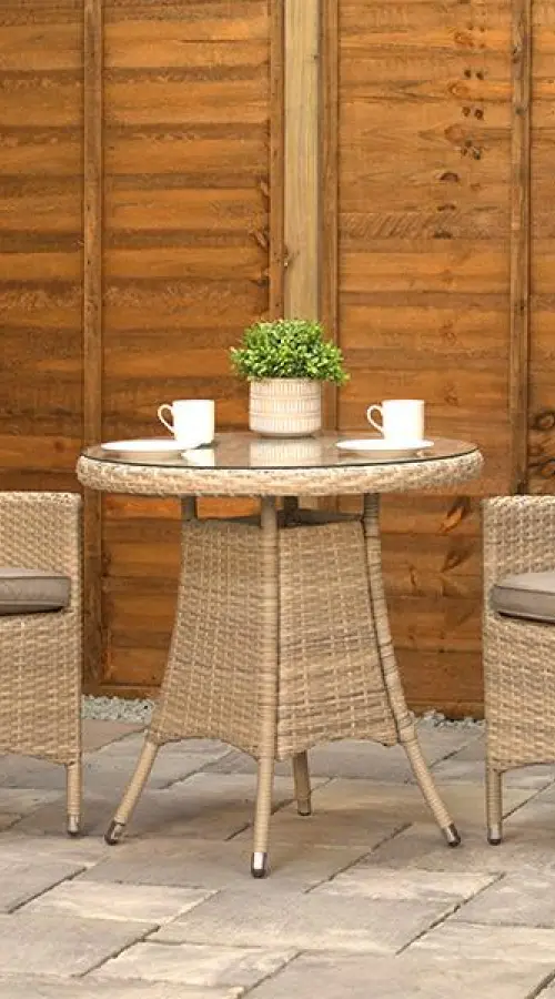 Customer Reviews for Sapcote Bistro Set in Natural Rattan