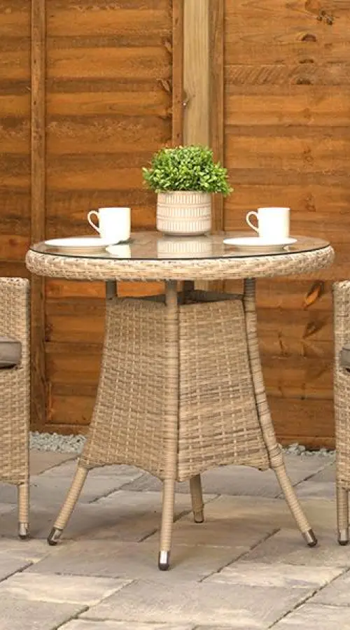 #AskGFUK for Sapcote Bistro Set in Natural Rattan