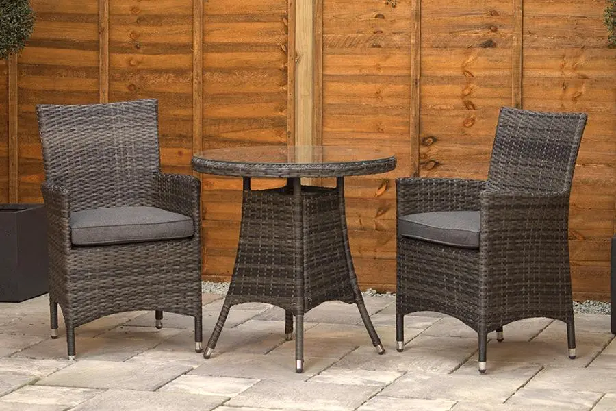 #AskGFUK for Sapcote Bistro Set in Stone Grey Rattan