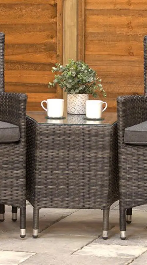 #AskGFUK for Sapcote  Companion Set in Stone Grey Rattan
