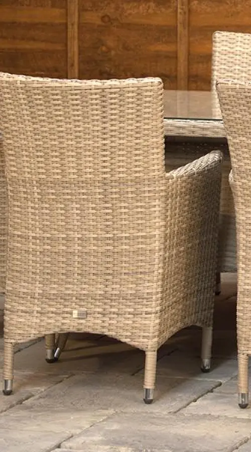 #AskGFUK for Sapcote 6 Seater Rectangular Dining Set in Natural Rattan
