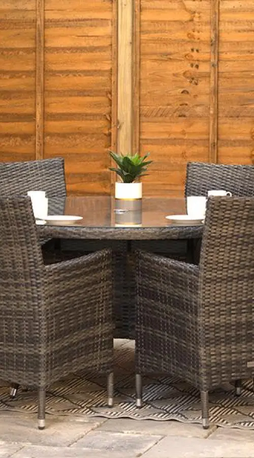 Customer Reviews for Sapcote 6 Seater Round Dining Set in Dark Grey Rattan
