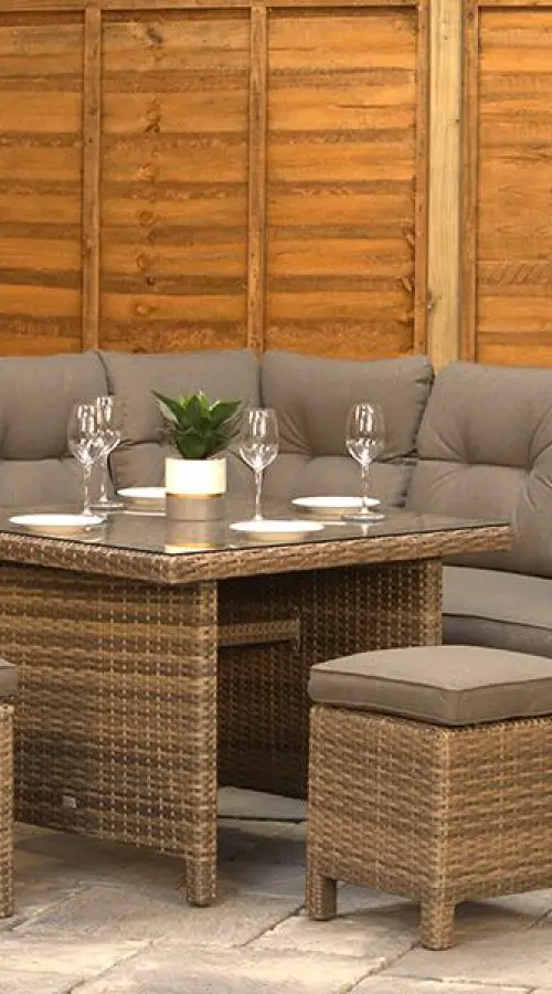 Customer Reviews for Sapcote Mini Modular Corner Set in Brown Rattan 