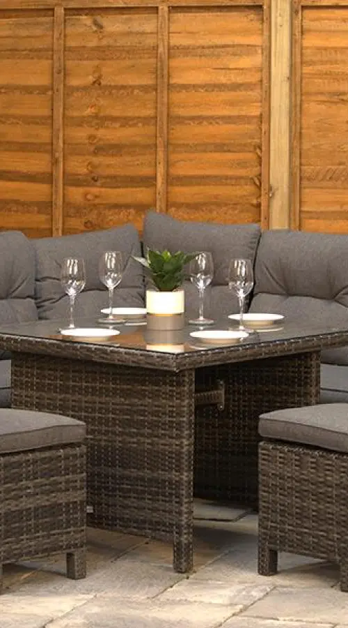 Customer Reviews for Sapcote Mini Modular Corner Set in Dark Grey Rattan 
