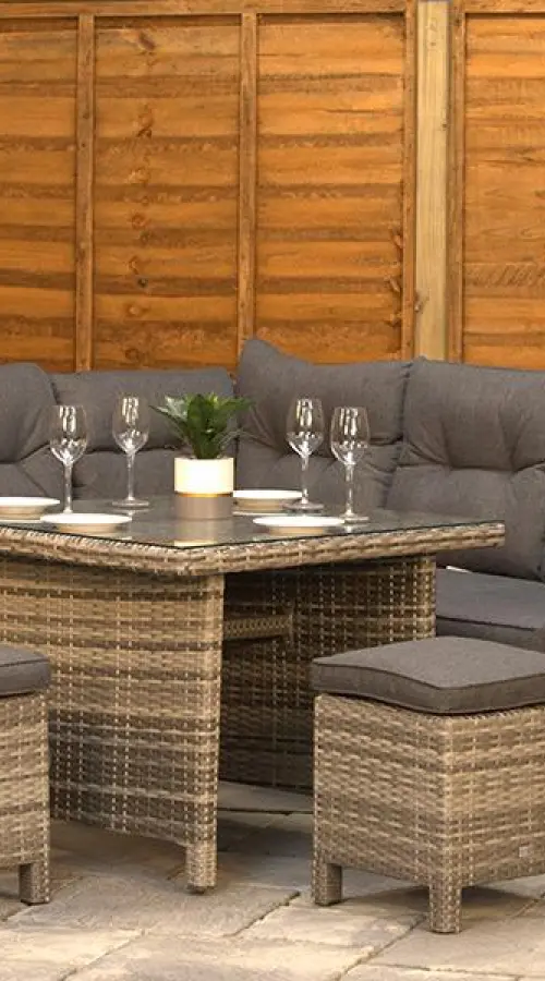 Customer Reviews for Sapcote Mini Modular Corner Set in Grey Rattan 