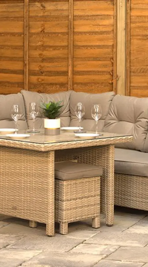 #AskGFUK for Sapcote Mini Modular Corner Set in Natural Rattan 