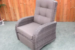 Rocking Reclining Rattan Chair - Single Rocking Reclining Rattan Chair - Single