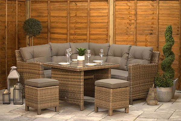 stacked garden chairs light grey