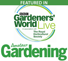 Featured in BBC gardeners world live and amateur gardening