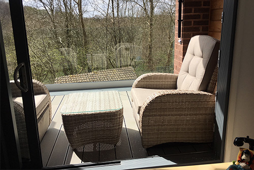 Bellevue 2 Seater Reclining Chair Rattan Garden Furniture Set